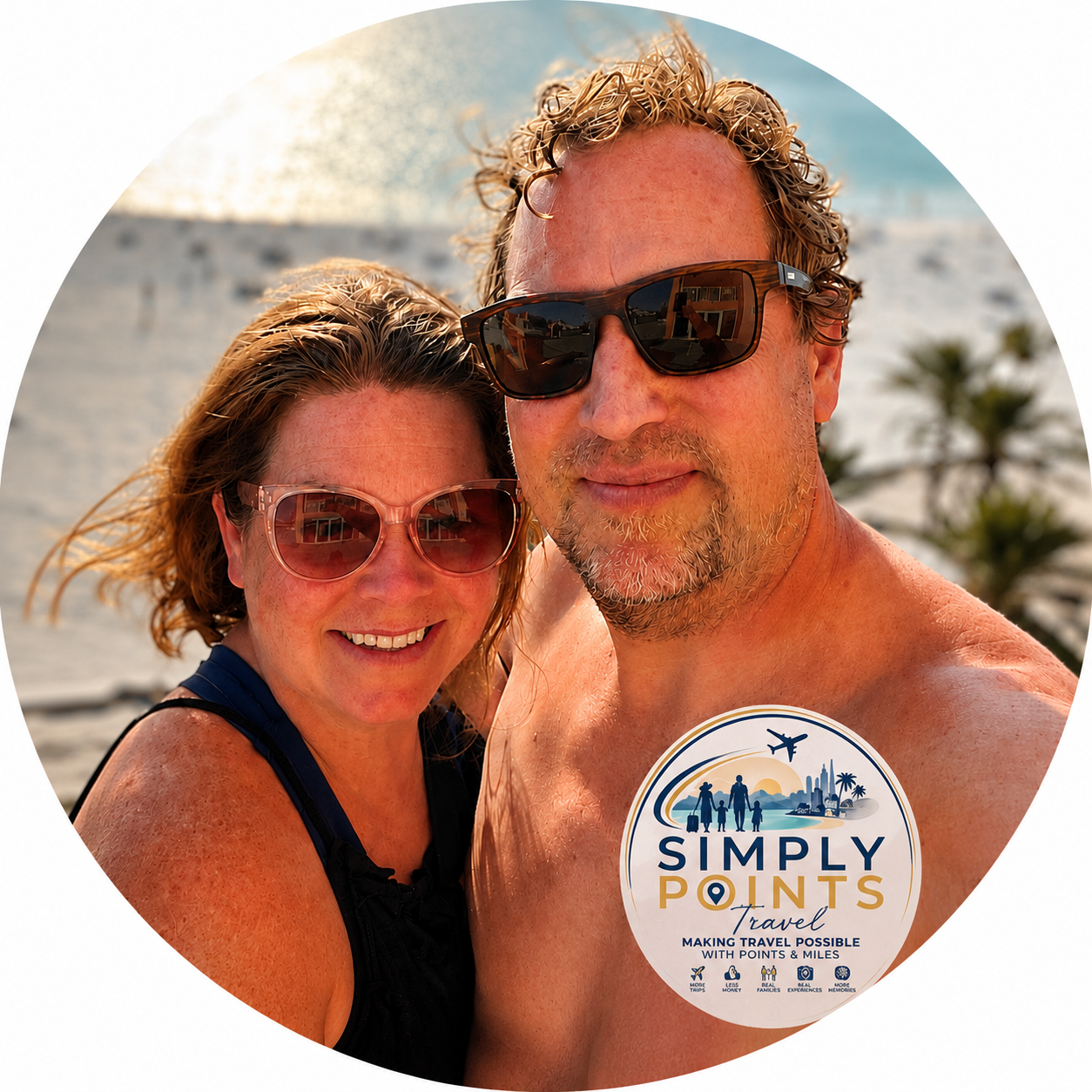 Chrissy and Dave from Simply Points Travel™