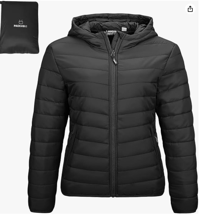 Packable Full-Zip Puffer Jacket