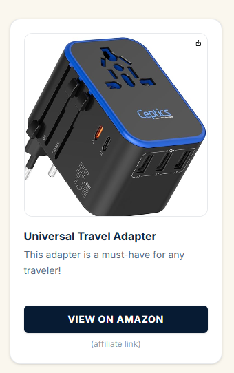 Universal Travel Adapter